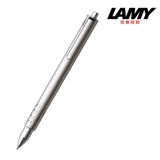 【LAMY】速動系列鍍鈀霧銀色鋼珠筆(330)