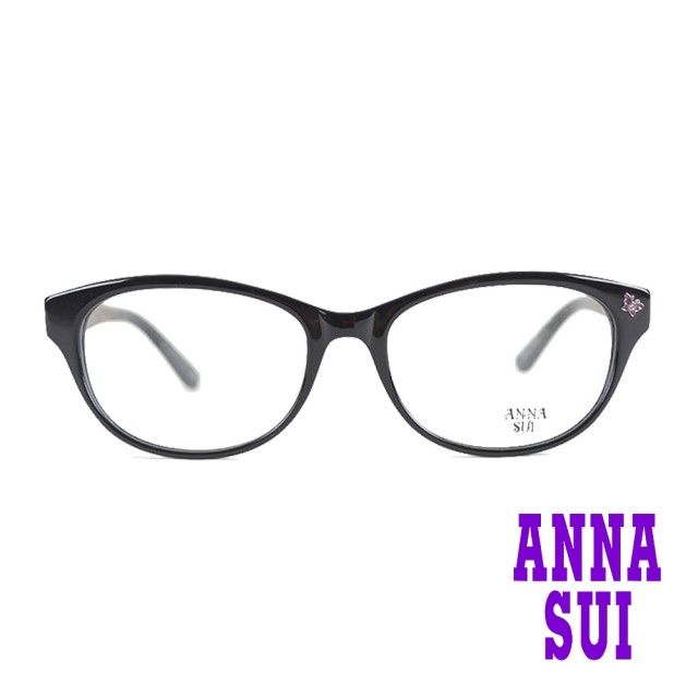 【ANNA SUI 安娜蘇】日系典雅蝴蝶造型光學眼鏡-黑(AS551-001)