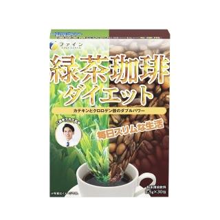 【日本 fine japan】綠茶咖啡-日本境內版 平行輸入(30包/盒)