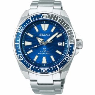 【SEIKO 精工】Prospex 200米 愛海洋 特別版大白鯊機械錶 送行動電源 畢業禮物(4R35-03G0B SRPD23J1)