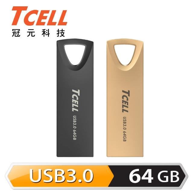 【TCELL 冠元】USB3.0 64GB 浮世繪鋅合金隨身碟