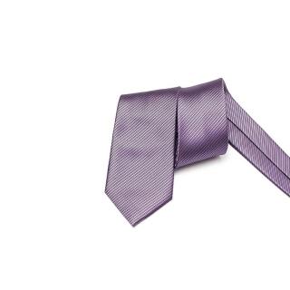 【拉福】防水領帶8cm寬版領帶手打領帶(紫)