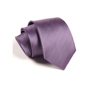 【拉福】防水領帶8cm寬版領帶拉鍊領帶(紫)