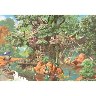 【TENYO】1000片拼圖 迪士尼家族 神秘森林樹屋(迪士尼 家族)