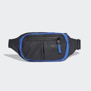 【adidas 愛迪達】DAILY WAIST BAG 黑藍 小腰包 斜背包 側背包(EC6486)