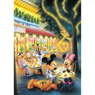 【TENYO】108發光片拼圖 迪士尼家族 米奇米妮戀愛咖啡廳(迪士尼 家族)