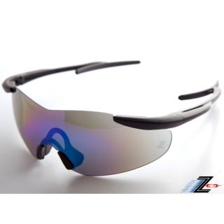 【Z-POLS】超質感消光黑可調頭圍設計頂級運動太陽眼鏡(抗紫外線UV400遮陽防風超好用)