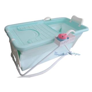 【感恩使者】浴缸 - 折疊式浴缸 DIY/簡單組裝 銀髮族用品 ZHCN1903(舒適泡澡 不佔空間)