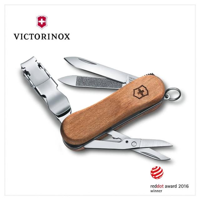 【VICTORINOX 瑞士維氏】Wood NailClip瑞士刀(0.6461.63)