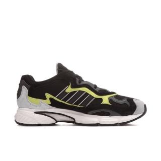 【adidas 愛迪達】TEMPER RUN CORE BLACK 黑色 螢光綠 男鞋(F97209)