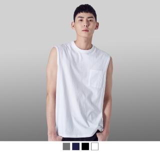 【男人幫】台灣製造純棉口袋T恤精梳棉(T7808)