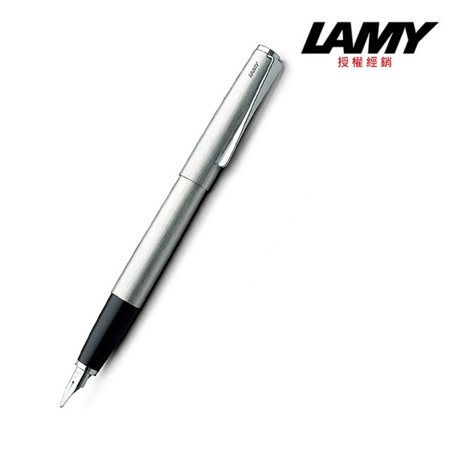 【LAMY】STUDIO系列不銹鋼刷紋銀色鋼筆(65)