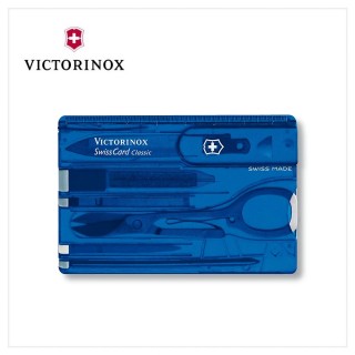 【VICTORINOX 瑞士維氏】10用瑞士卡/透藍(0.7122.T2)