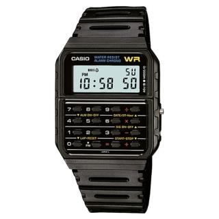 【CASIO 卡西歐】回到未來經典計算機錶-黑(CA-53W-1)