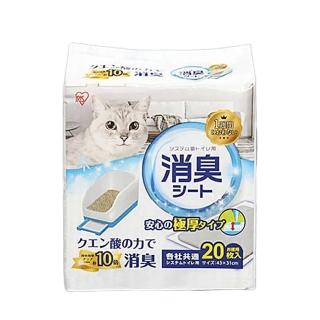 【IRIS】貓廁專用檸檬酸除臭尿布 20入