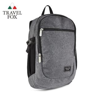【TRAVEL FOX 旅狐】卓越防撥水商務後背包 電腦包(TB702-98 灰色)
