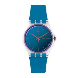 【SWATCH】Transformation 系列手錶 POLABLUE 極地正藍 瑞士錶 錶(41mm)