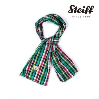 【STEIFF】彩色格紋圍巾(配件)