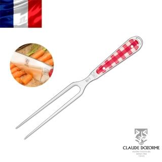 【Claude Dozorme】Vichy紅方格織布系列-切肉叉