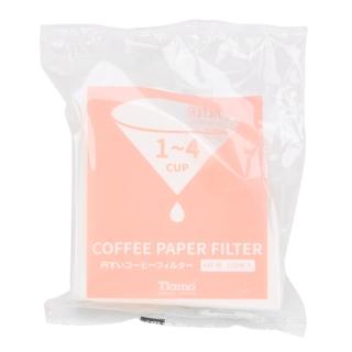 【Tiamo】V02 漂白圓錐咖啡濾紙 1-4人 100入日本製*3包(HG5597W)