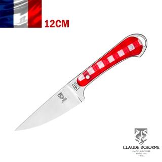 【Claude Dozorme】Vichy紅方格織布系列-蔬菜刀(12公分)