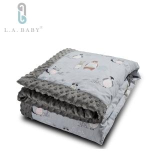 【L.A. Baby】高級保暖樂豆毯 暖柔(110 x 140 cm)