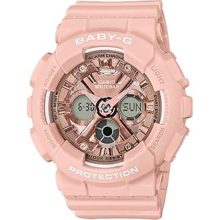 【CASIO 卡西歐】BABY-G 人氣手錶/粉紅 畢業禮物(BA-130-4A)