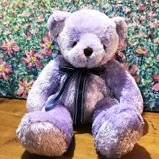【TEDDY HOUSE 泰迪熊】泰迪熊玩偶公仔絨毛娃娃軟毛泰迪熊大紫