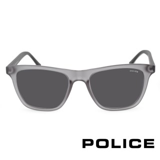 【POLICE】義大利 質感霧面框太陽眼鏡(黑灰-POS1936-7VGX)