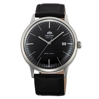 【ORIENT 東方錶】DATEⅡ 醇黑簡潔手動上鍊機械腕錶-黑 x40mm(FAC0000DB0)