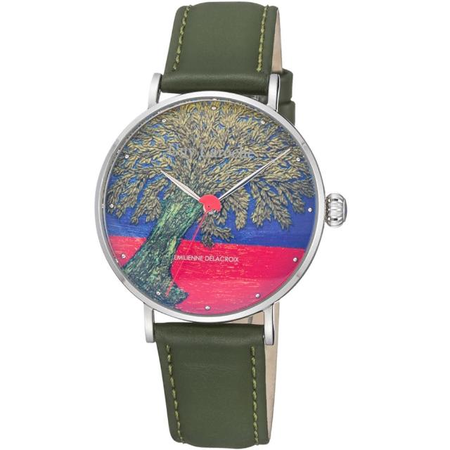 【姬龍雪Guy Laroche Timepieces】藝術系列腕錶-艾米麗娜 618年中慶(GA1001OL-01)
