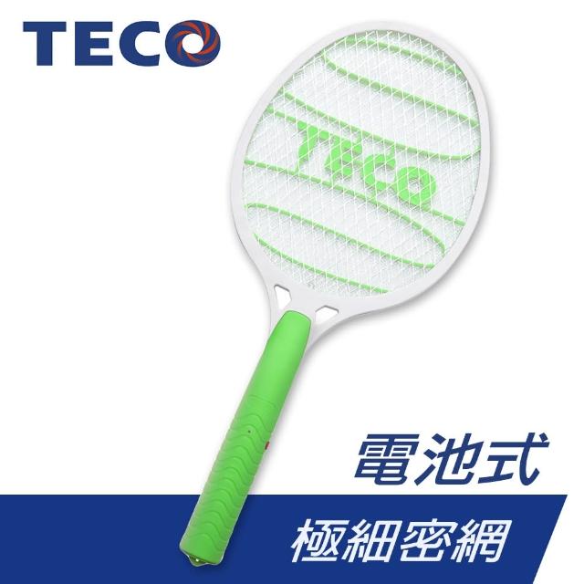 【TECO 東元】電池式 三層網電蚊拍 XYFYK006(小黑蚊電蚊拍)