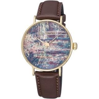 【姬龍雪Guy Laroche Timepieces】藝術系列腕錶-莫內(GA1001WPPH-03)