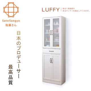 【Sato】LUFFY映日浮光單抽四門收納高櫃‧幅58cm(收納櫃)