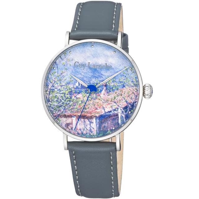 【姬龍雪Guy Laroche Timepieces】藝術系列腕錶-莫內 618年中慶(GA1001GH-01)