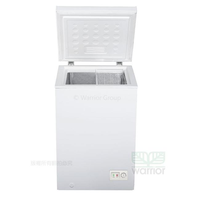 【Haier 海爾】100L 上掀密閉臥式冷凍櫃(HCF-102S白色)