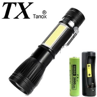 【TX特林】T6+COB伸縮變焦手電筒/工作燈(T-T6COB)
