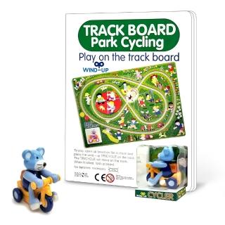 【iBezt】Track Board發條軌道車-腳踏車(發條玩具)