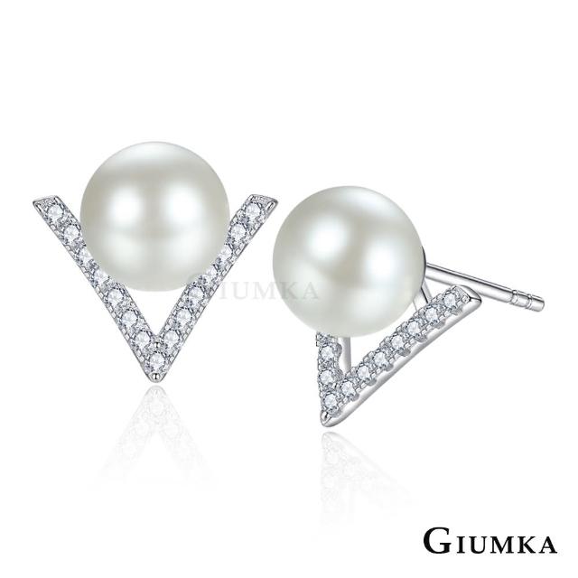【GIUMKA】快速倉．開運．純銀珍珠耳環．耳針式(新年禮物)