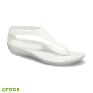 【Crocs】女鞋 瑟琳娜女士素面人字涼鞋(205468-12U)