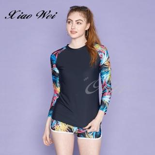 【Apple蘋果牌】時尚流行大女二件式長袖泳裝(NO.108412)