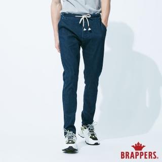 【BRAPPERS】男款 彈性針織鬆緊帶運動八分褲(藍)