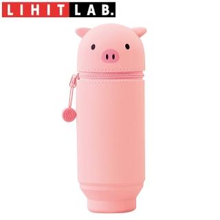 【LIHIT LAB】A-7712-5 伸縮筆筒-小豬(小)