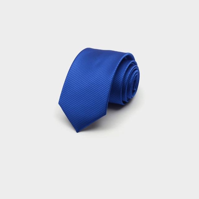 【拉福】領帶窄版領帶6cm防水領帶拉鍊領帶(兒童 寶藍)