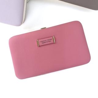【RH】韓版粉系女用手機錢包盒(外層柔軟手感 內層堅固牢靠)