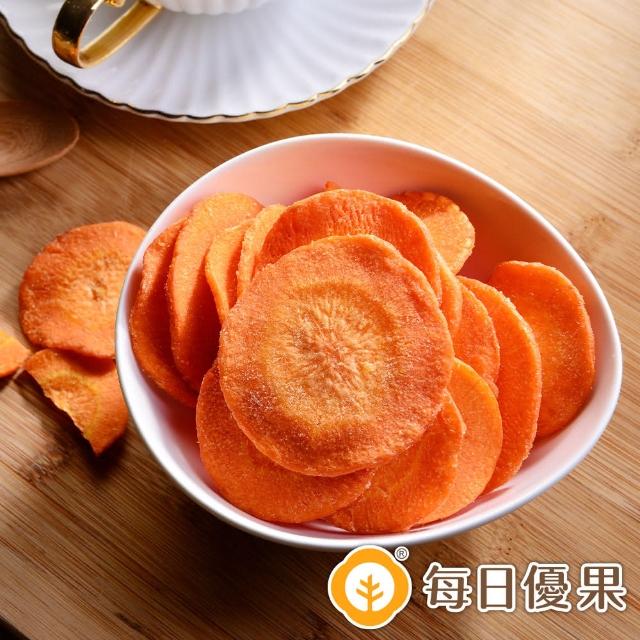 【每日優果】紅蘿蔔脆片160G(蔬菜脆片)