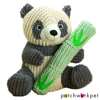 【Patchwork】寵物用可愛熊貓15吋+竹子