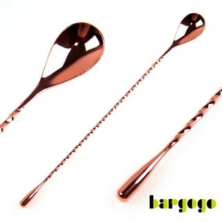 【bargogo】不鏽鋼水滴型攪拌器(玫瑰金)