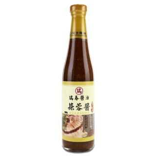 【西螺瑞春醬油】蒜蓉醬油膏(420ml/瓶)