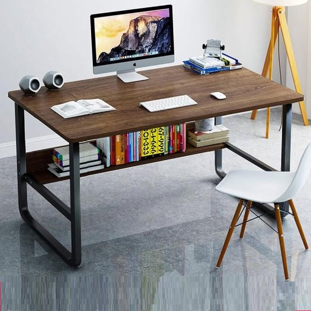 【HTGC】U型鋼工作桌100*60快速組裝/大空間/桌下書架/加厚板材(電腦桌/辦公桌/書桌/桌子/工作桌)